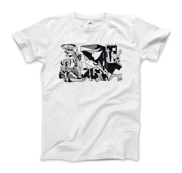 Pablo Picasso Guernica 1937 Artwork Reproduction T-Shirt - Men / White / Small by Art-O-Rama