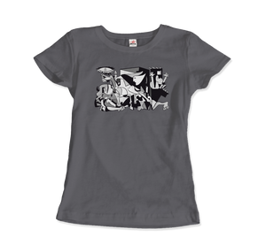 Pablo Picasso Guernica 1937 Artwork Reproduction T-Shirt - Women (Fitted) / Charcoal / S - T-Shirt