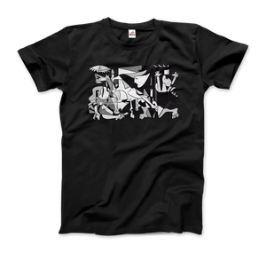 Pablo Picasso Guernica 1937 Artwork Reproduction T-Shirt - Men (Unisex) / Black / S - T-Shirt