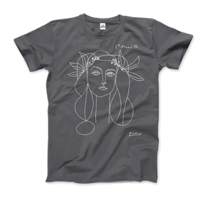 Pablo Picasso War And Peace 1952 Artwork T-Shirt - Men (Unisex) / Charcoal / S - T-Shirt