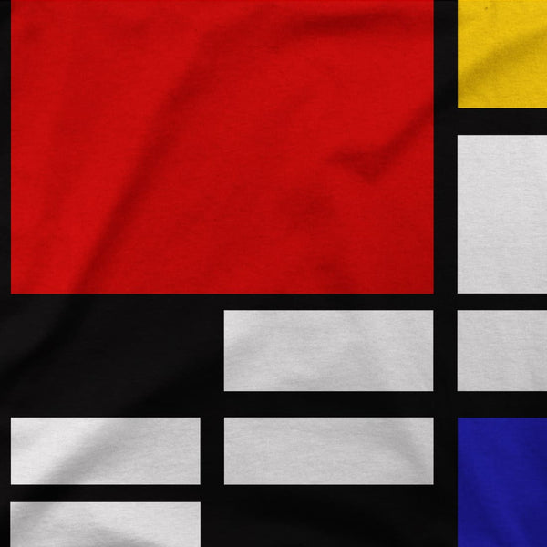 Piet Mondrian - Composition with Red Yellow and Blue - 1942 Artwork T-Shirt - T-Shirt