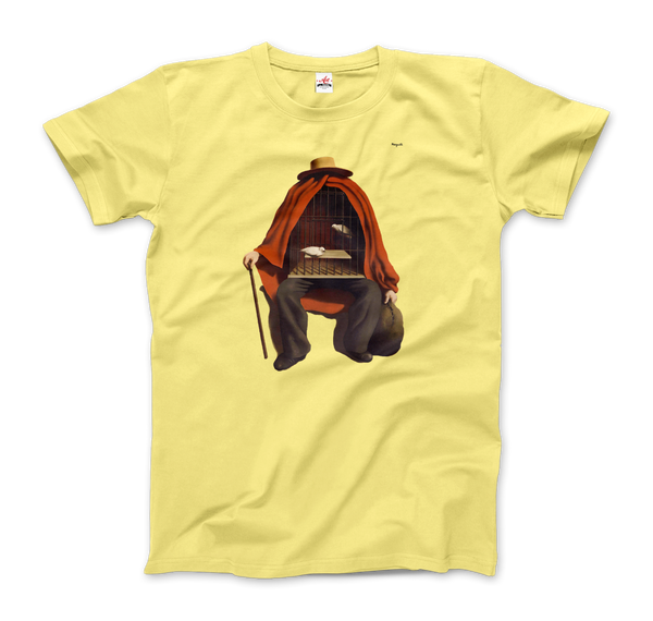 Rene Magritte The Therapist, 1937 Artwork T-Shirt - Men / Spring Yellow / Small by Art-O-Rama