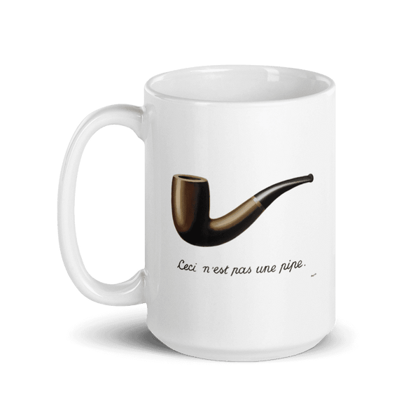Rene Magritte This Is Not A Pipe 1929 Artwork Mug - 15oz (444mL) - Mug
