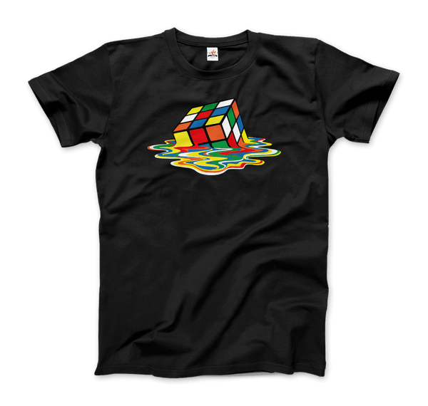 Rubick's Cube Melting, Sheldon Cooper's T-Shirt - Men / Black / Small by Art-O-Rama