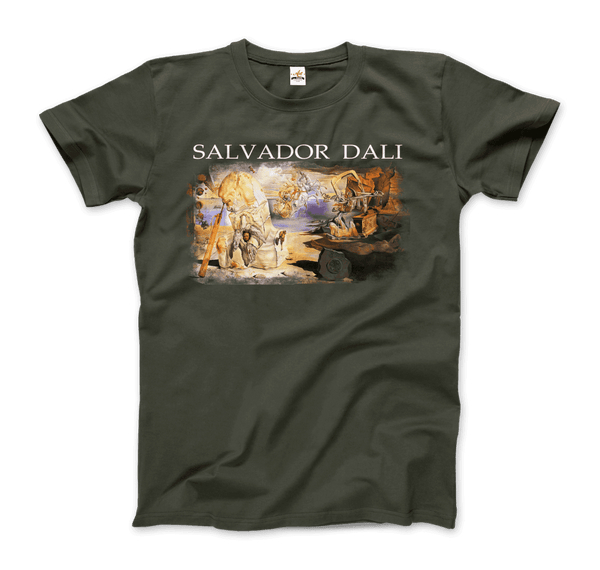 Salvador Dali - Apotheosis of Homer 1948 Artwork T-Shirt - Men / City Green / Small - T-Shirt