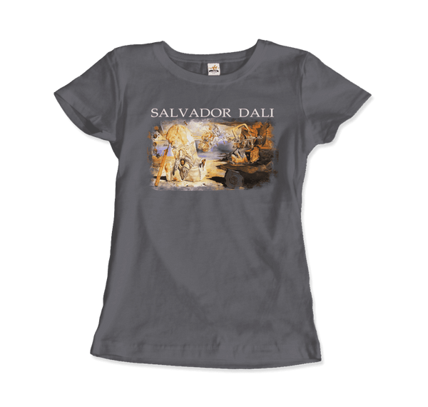 Salvador Dali - Apotheosis of Homer 1948 Artwork T-Shirt - Women / Charcoal / Small - T-Shirt