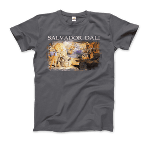 Salvador Dali - Apotheosis of Homer 1948 Artwork T-Shirt - Men / Charcoal / Small - T-Shirt