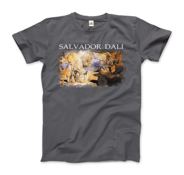 Salvador Dali - Apotheosis of Homer 1948 Artwork T-Shirt - Men / Charcoal / Small - T-Shirt