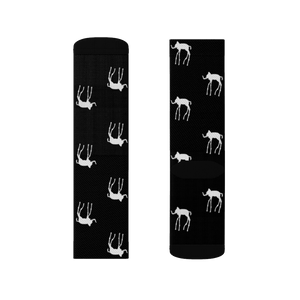 Salvador Dali The Elephants Artwork Pattern Socks - Small - Socks