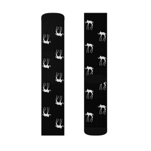 Salvador Dali The Elephants Artwork Pattern Socks - Large - Socks