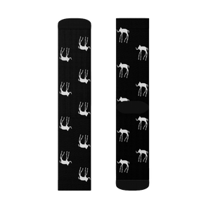Salvador Dali The Elephants Artwork Pattern Socks - Medium - Socks
