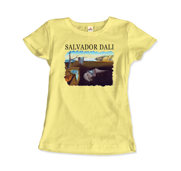 Salvador Dali The Persistence of Memory 1931 Artwork T-Shirt - Women / Spring Yellow / Small by Art-O-Rama