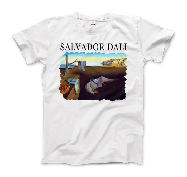 Salvador Dali The Persistence of Memory 1931 Artwork T-Shirt - Men / White / Small by Art-O-Rama