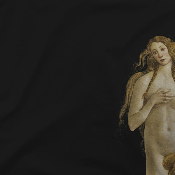 Sandro Botticelli - Venus (from The Birth of Venus) Artwork T-Shirt - T-Shirt
