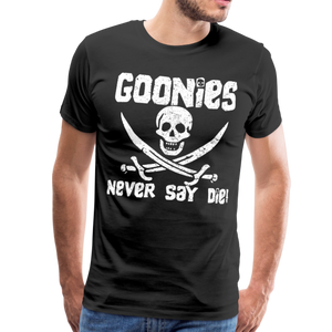 The Goonies Never Say Die Distressed Design T-Shirt - [variant_title] by Art-O-Rama