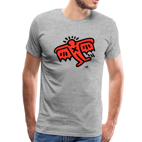 Keith Haring Flying Devil Icon, 1990 Street Art T-Shirt - [variant_title] by Art-O-Rama