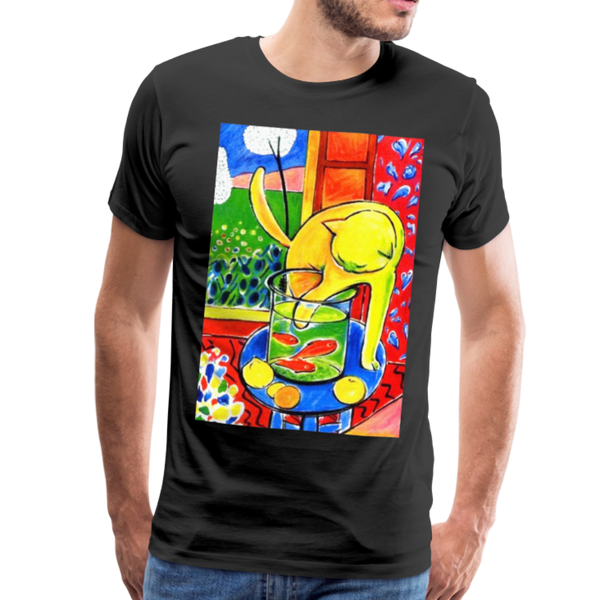 Henri Matisse The Cat With Red Fishes 1914 Artwork T-Shirt - [variant_title] by Art-O-Rama