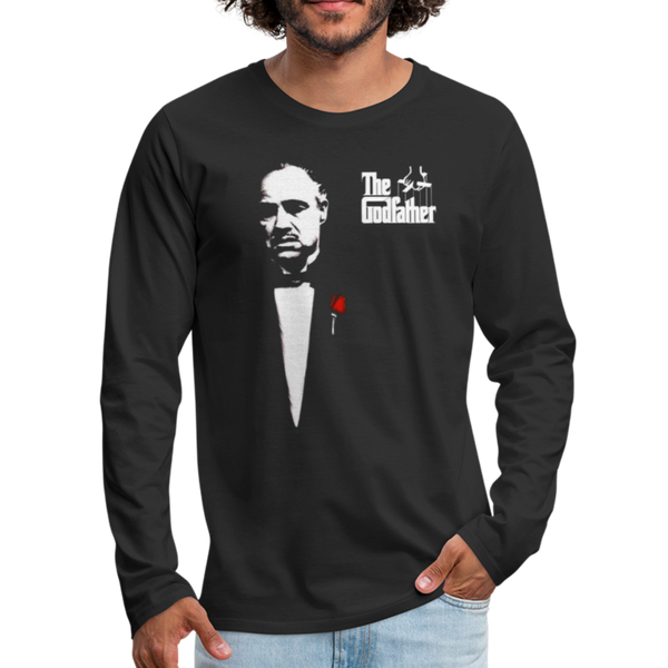 The Godfather 1972 Movie Don Corleone Long Sleeve Shirt - [variant_title] by Art-O-Rama
