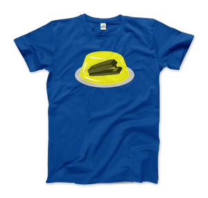 Stapler in Jello Prank from The Office T-Shirt - Men / Royal Blue / Small - T-Shirt