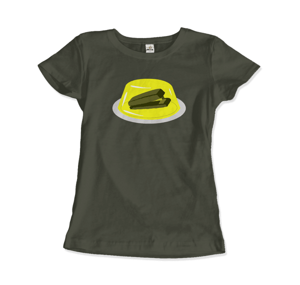 Stapler in Jello Prank from The Office T-Shirt - Women / City Green / Small - T-Shirt