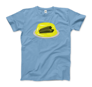 Stapler in Jello Prank from The Office T-Shirt - Men / Light Blue / Small - T-Shirt