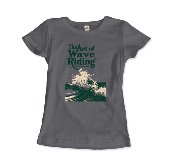 The Art of Wave Riding 1931 First Surfing Book T-Shirt - Women / Charcoal / Small - T-Shirt