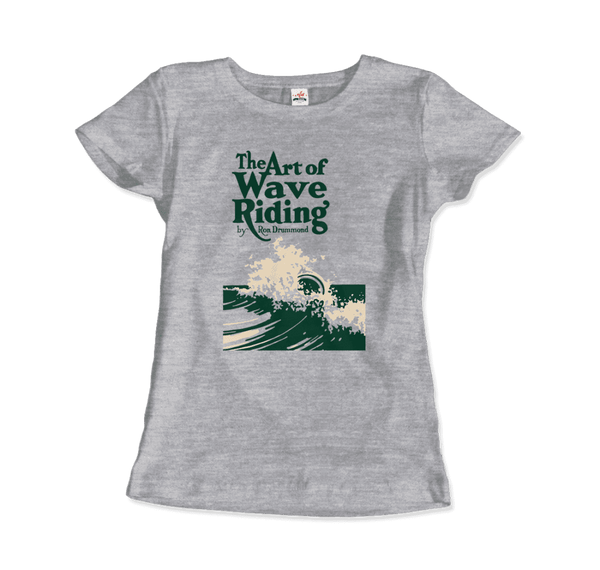 The Art of Wave Riding 1931 First Surfing Book T-Shirt - Women / Heather Grey / Small - T-Shirt
