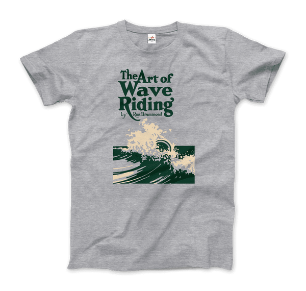 The Art of Wave Riding 1931 First Surfing Book T-Shirt - Men / Heather Grey / Small - T-Shirt