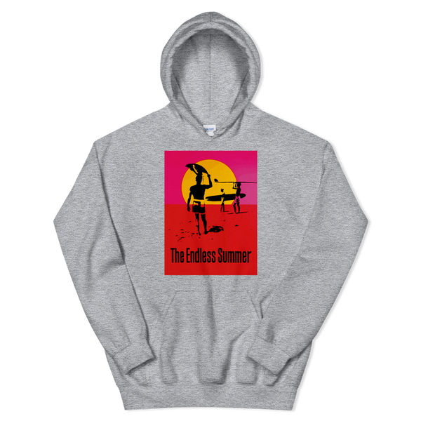 The Endless Summer 1966 Surf Documentary Unisex Hoodie - Sport Grey / S by Art-O-Rama