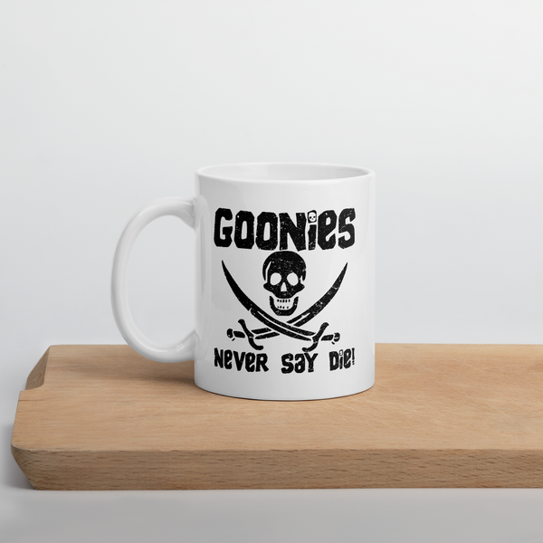 The Goonies Never Say Die Distressed Mug - [variant_title] by Art-O-Rama