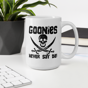 The Goonies Never Say Die Distressed Mug - [variant_title] by Art-O-Rama