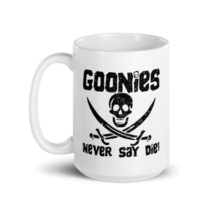 The Goonies Never Say Die Distressed Mug - 15oz (444mL) by Art-O-Rama