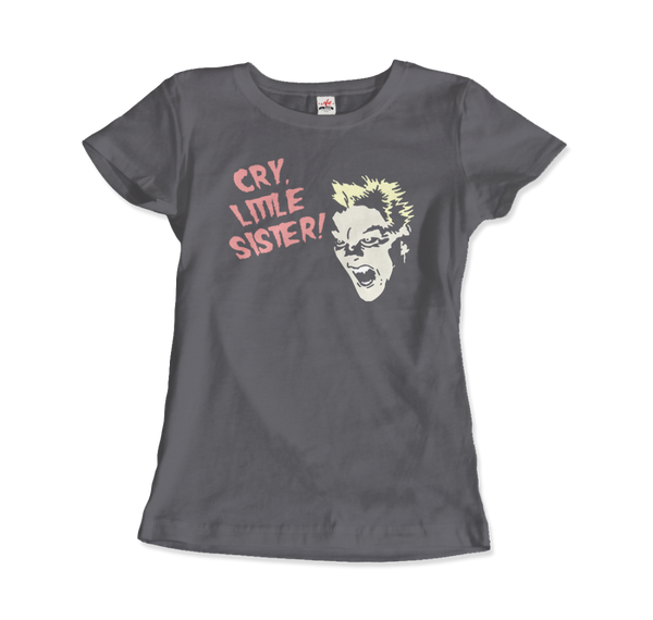 The Lost Boys - David - Cry Little Sister T-Shirt - Women / Charcoal / Small by Art-O-Rama