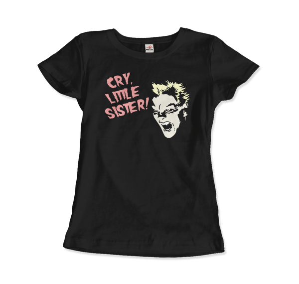 The Lost Boys - David - Cry Little Sister T-Shirt - Women / Black / Small by Art-O-Rama