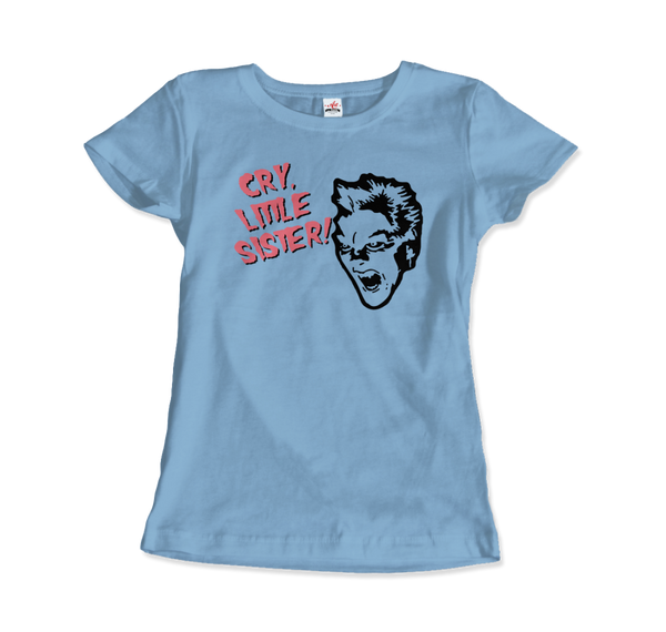 The Lost Boys - David - Cry Little Sister T-Shirt - Women / Light Blue / Small by Art-O-Rama