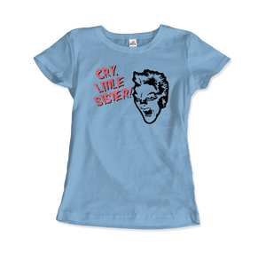 The Lost Boys - David - Cry Little Sister T-Shirt - Women / Light Blue / Small by Art-O-Rama