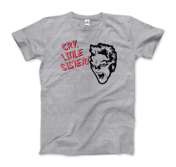 The Lost Boys - David - Cry Little Sister T-Shirt - Men / Heather Grey / Small by Art-O-Rama