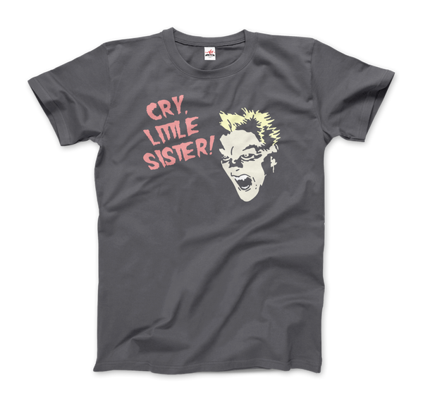 The Lost Boys - David - Cry Little Sister T-Shirt - Men / Charcoal / Small by Art-O-Rama