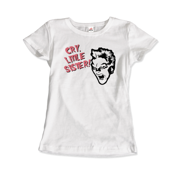 The Lost Boys - David - Cry Little Sister T-Shirt - Women / White / Small by Art-O-Rama