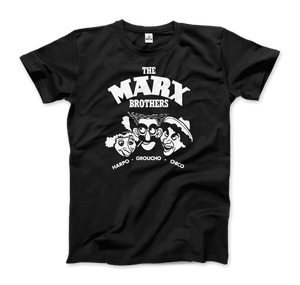The Marx Brothers Harpo Groucho and Chico T-Shirt - Men / Black / Small - T-Shirt