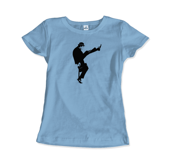 The Ministry of Silly Walks T-Shirt - Women / Light Blue / Small - T-Shirt