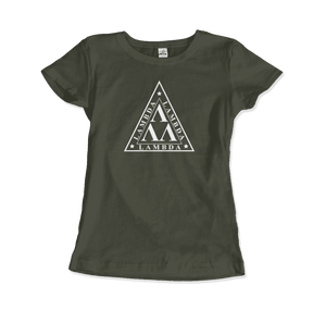 Tri-Lambs - Nerds Organization Symbol T-Shirt - Women / Military Green / Small - T-Shirt
