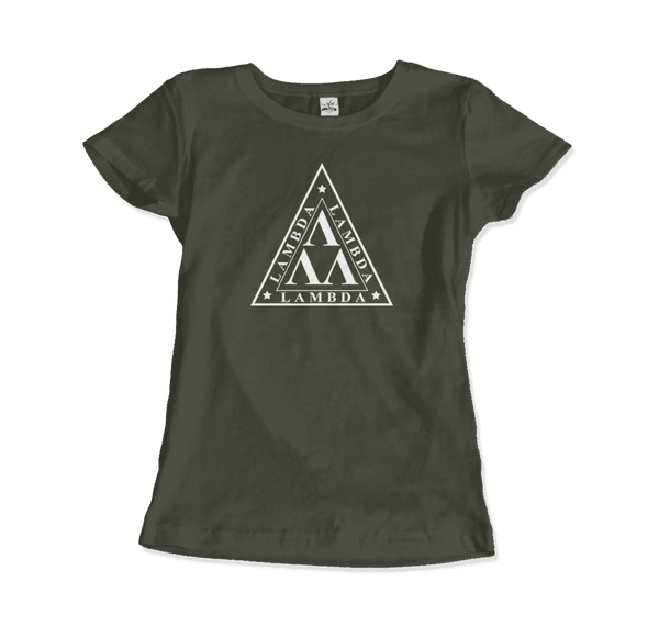 Tri-Lambs - Nerds Organization Symbol T-Shirt - Women / Military Green / Small - T-Shirt