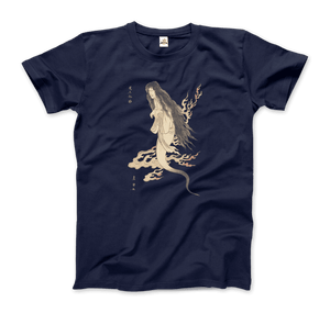 Utagawa Toyokuni I A Tale of Horror from the Yotsuya Station on the Tokaido Road 1812 T-Shirt - Men / Navy / Small - T-Shirt