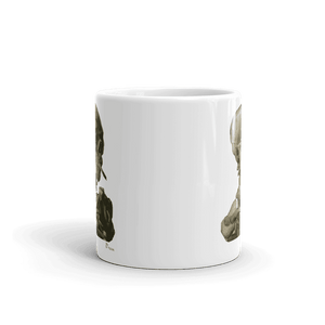 Van Gogh Skull of a Skeleton with Burning Cigarette 1886 Mug - Mug