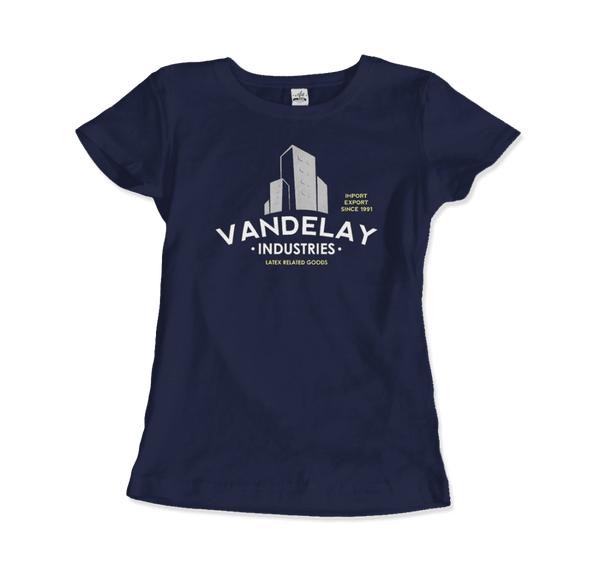 Vandelay Industries Import Export Latex, Costanza T-Shirt - Women / Navy / Small by Art-O-Rama