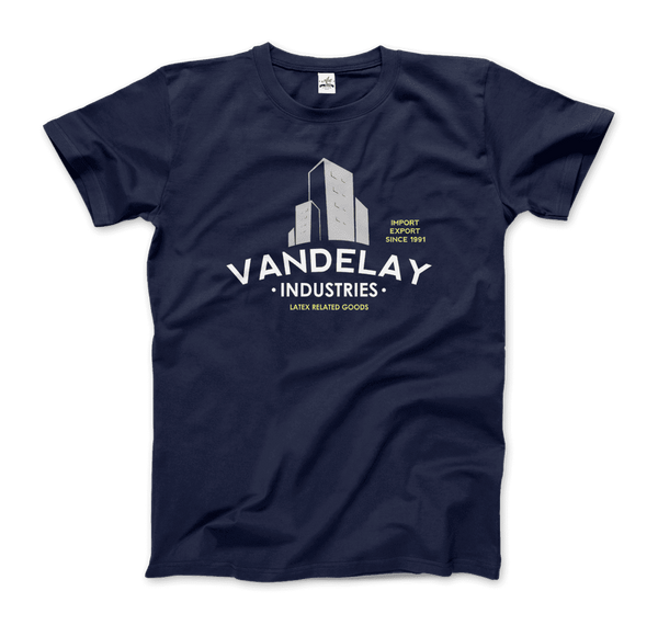Vandelay Industries Import Export Latex, Costanza T-Shirt - Men / Navy / Small by Art-O-Rama