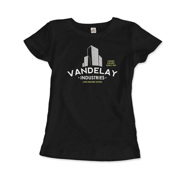 Vandelay Industries Import Export Latex, Costanza T-Shirt - Women / Black / Small by Art-O-Rama