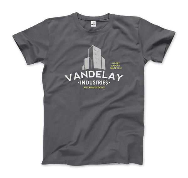 Vandelay Industries Import Export Latex, Costanza T-Shirt - Men / Charcoal / Small by Art-O-Rama