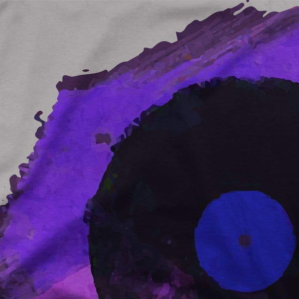 Vinyl Record Made of Paint Scattered in Purple Tones T-Shirt - [variant_title] by Art-O-Rama